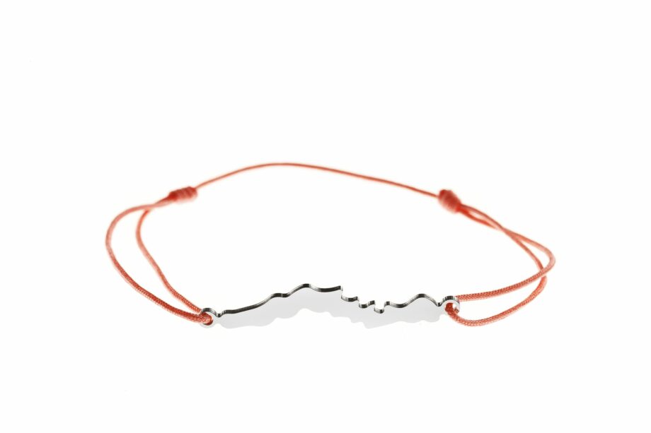 LakeLife Woerthersee Armband - Fuer Damen - Farbe: Koralle