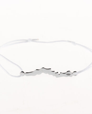 LakeLife Woerthersee Armband in Silber - Fuer Damen - Farbe: Weiss