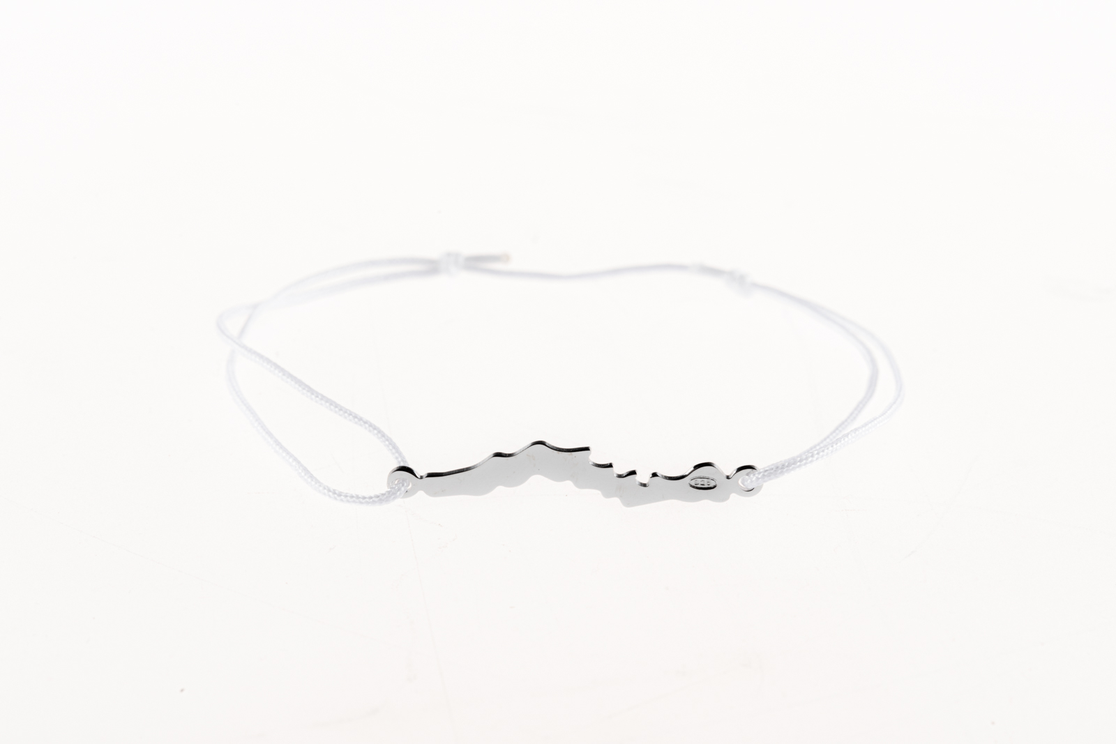 LakeLife Woerthersee Armband in Silber - Fuer Damen - Farbe: Weiss