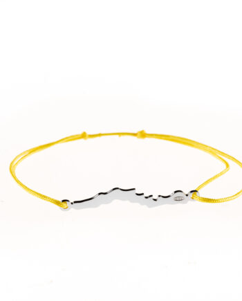 LakeLife Woerthersee Armband in Silber - Fuer Damen - Farbe: Gelb