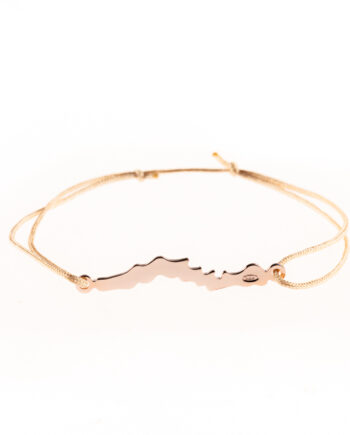 LakeLife Woerthersee Armband - Special Edition in Rosé vergoldet - Fuer Damen - Farbe: Nude