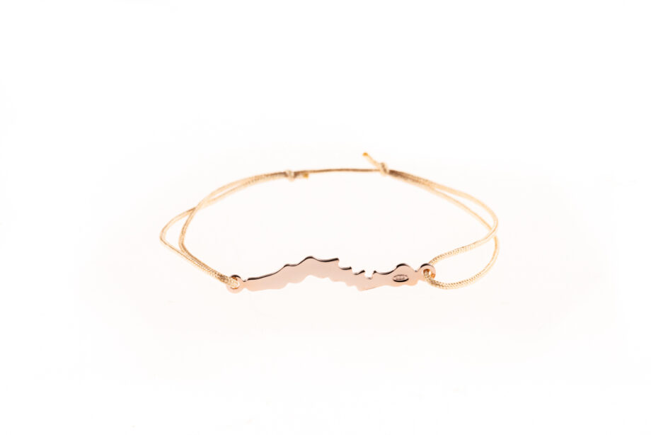 LakeLife Woerthersee Armband - Special Edition in Rosé vergoldet - Fuer Damen - Farbe: Nude
