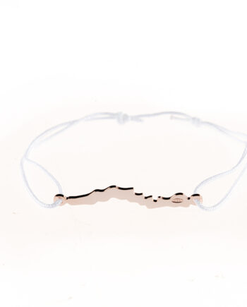 LakeLife Woerthersee Armband - Special Edition in Rosé vergoldet - Fuer Damen - Farbe: Weiss