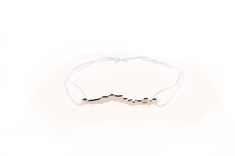 LakeLife Woerthersee Armband - Special Edition in Rosé vergoldet - Fuer Damen - Farbe: Weiss